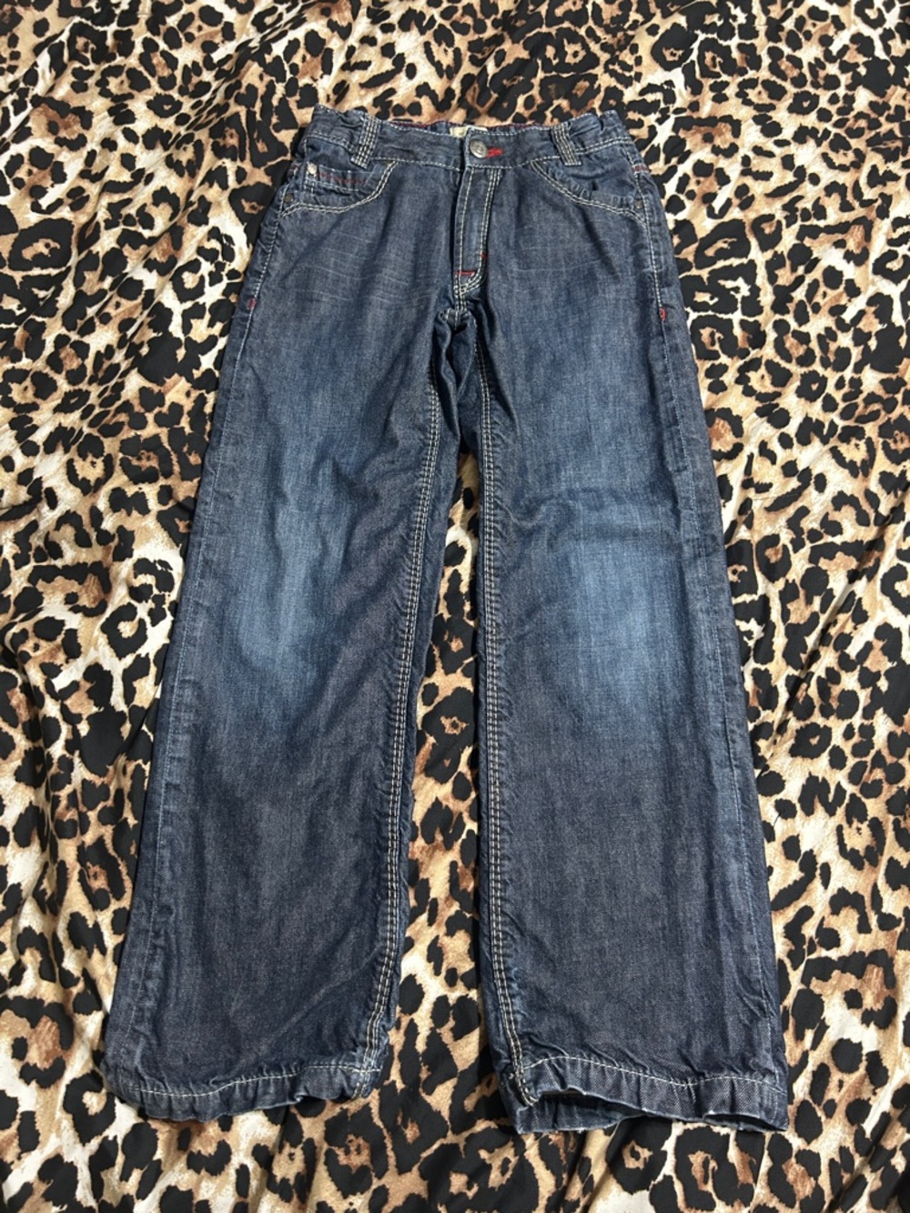 Burberry Dark Blue Relaxed Fit boys size 8 Jeans